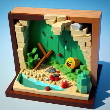 3D model LEGO Island 2 The Bricksters Revenge game (STL)